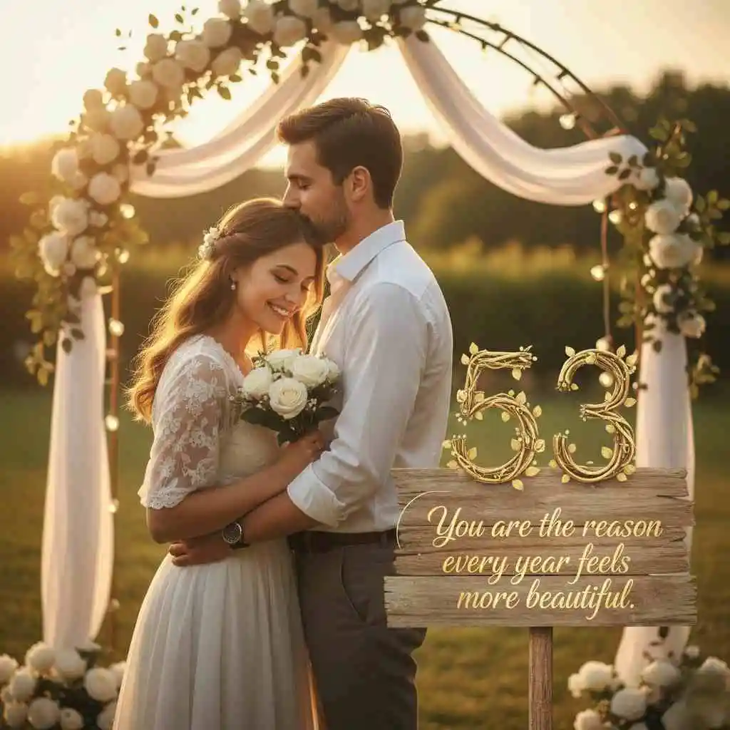 53rd Wedding Anniversary Quotes for Husband and Wife