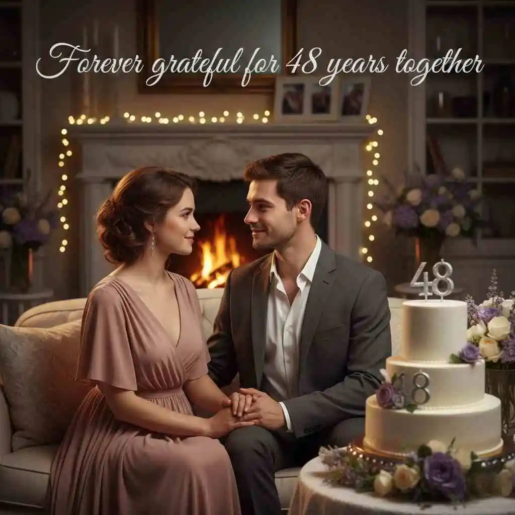 Short and Sweet 48th Wedding Anniversary Quotes
