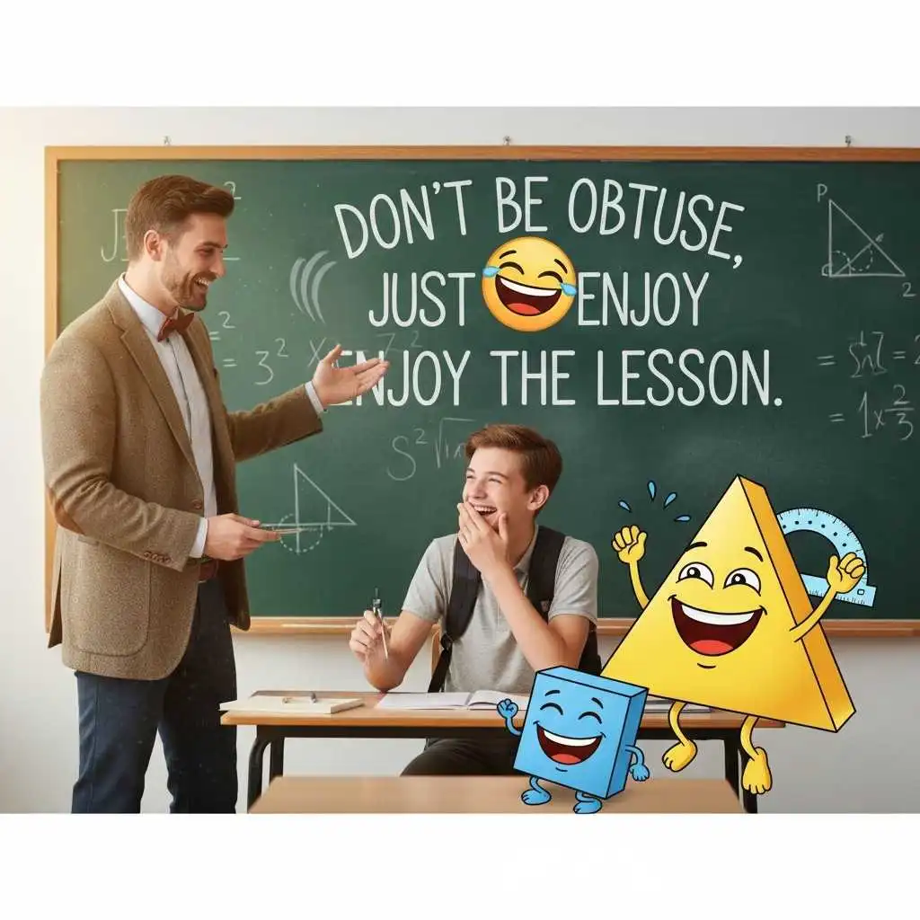 Geometry Teacher and Student Puns