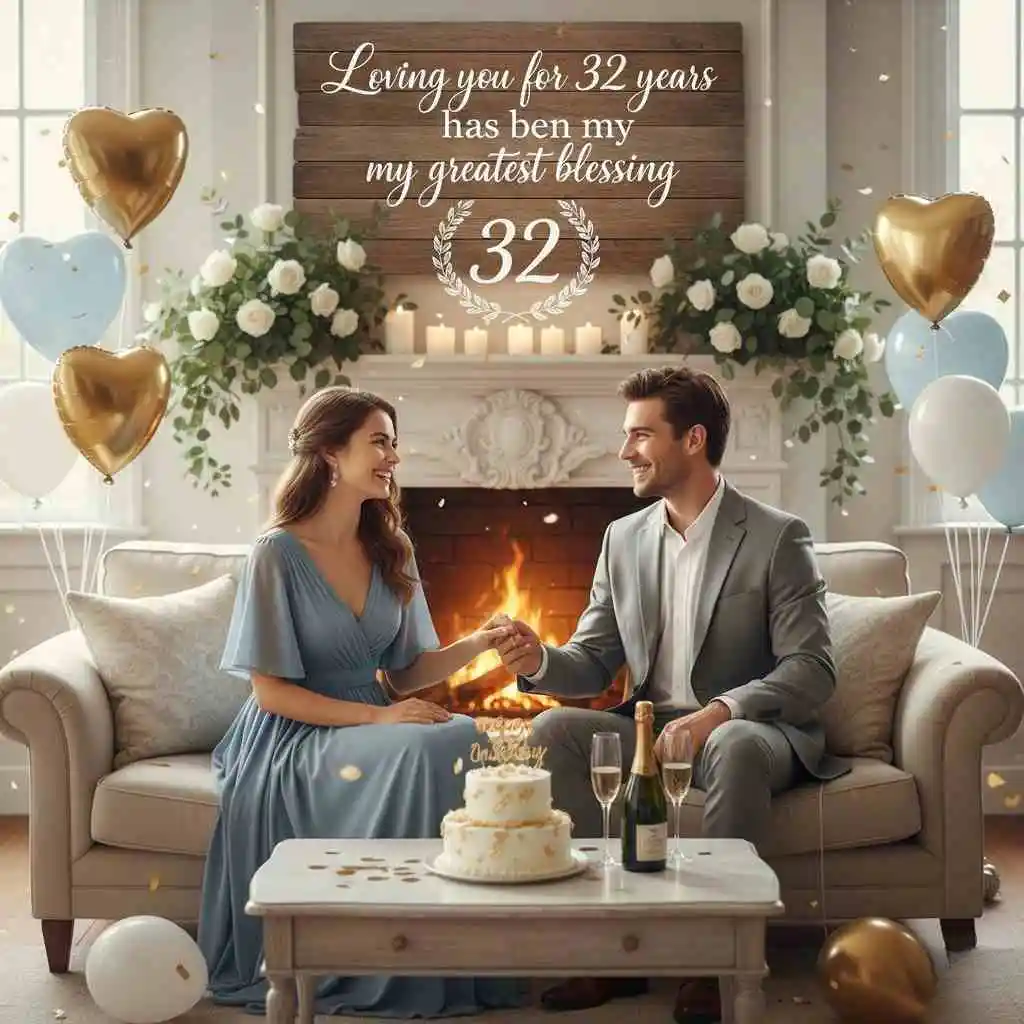 Romantic 32nd Wedding Anniversary Quotes