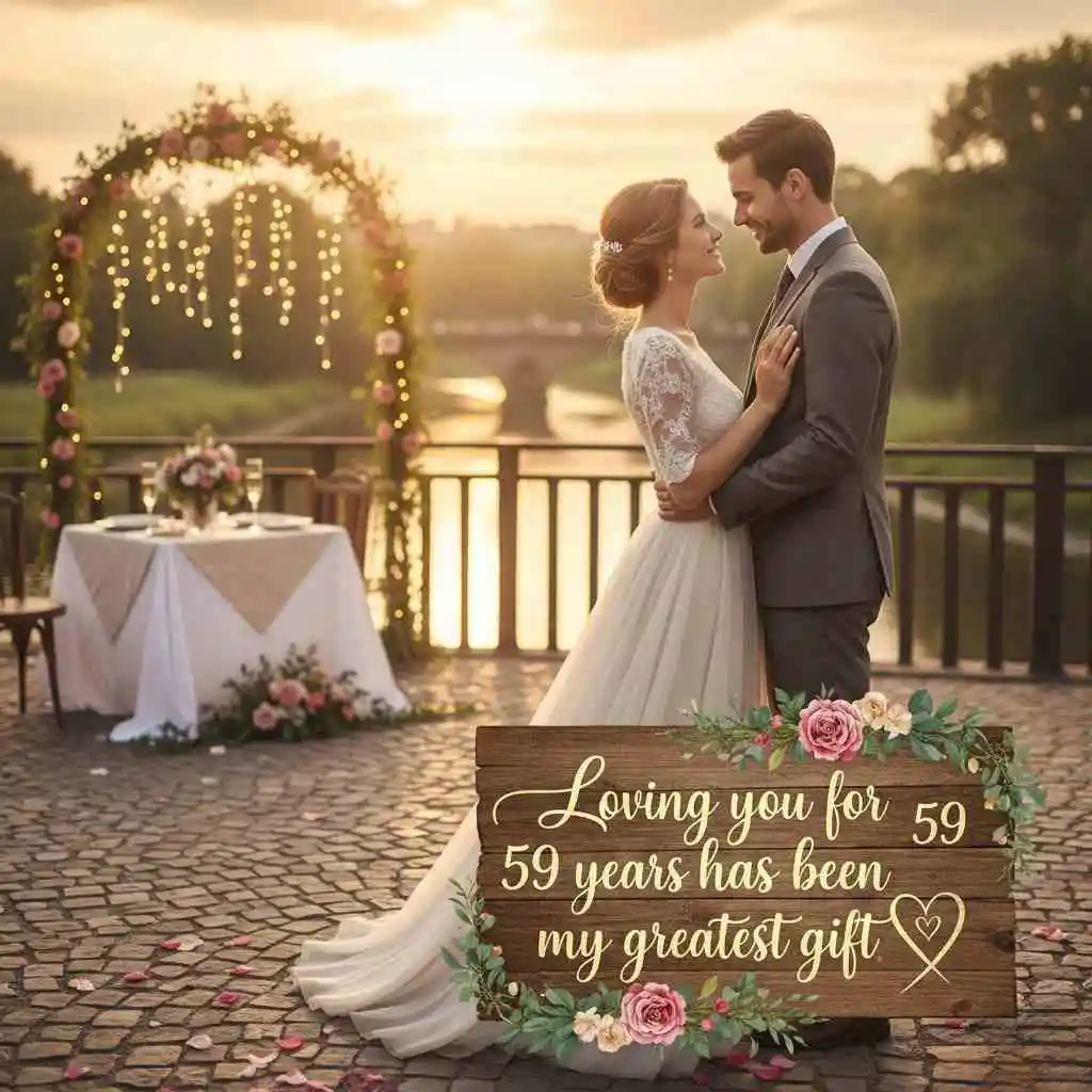 Romantic 59th Wedding Anniversary Quotes