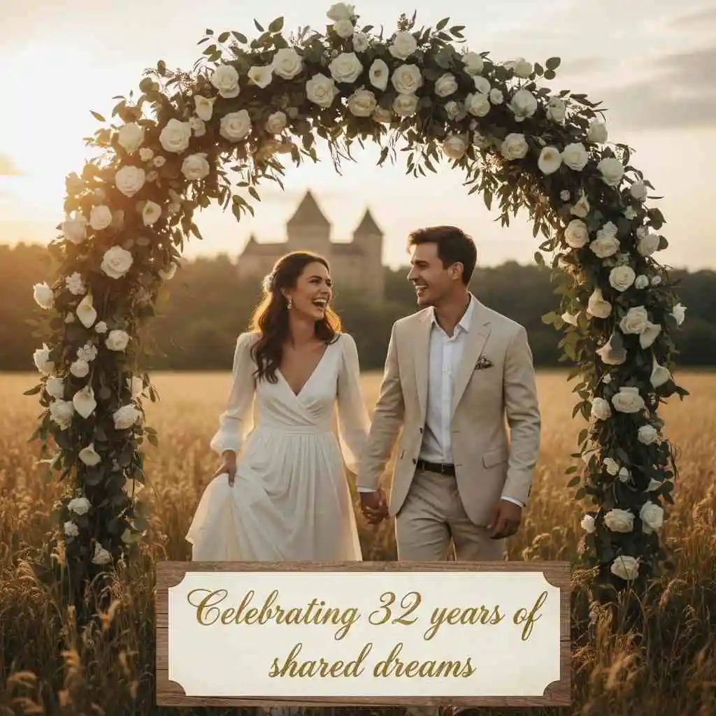 Short and Sweet 32nd Wedding Anniversary Quotes