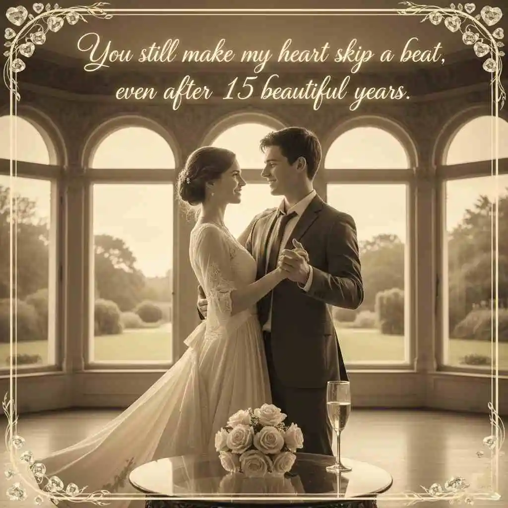 15th Wedding Anniversary Quotes for Husband