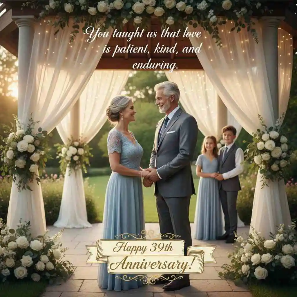 39th Wedding Anniversary Quotes for Parents