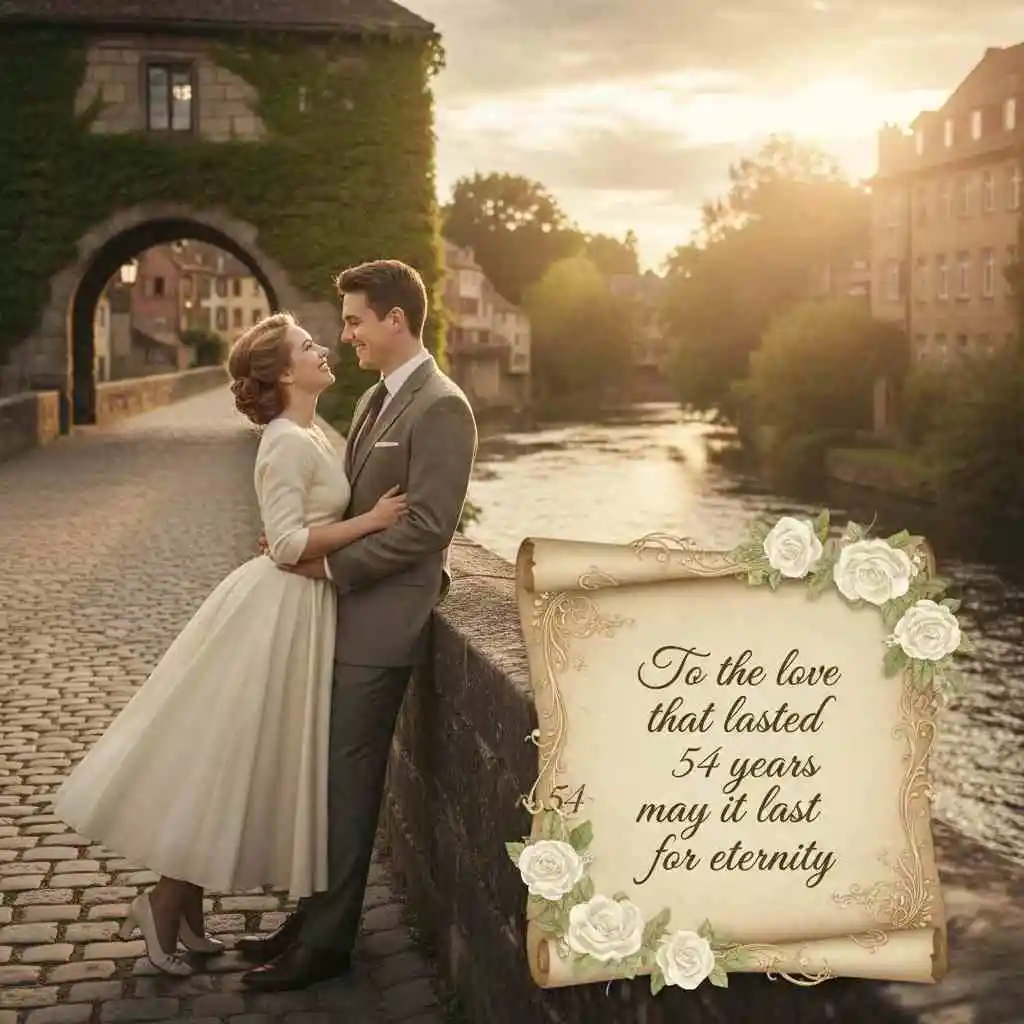 54th Wedding Anniversary Quotes for Husband