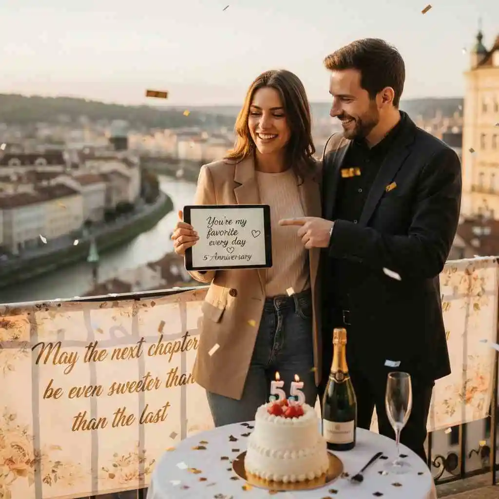 5th Anniversary Wishes for Couples