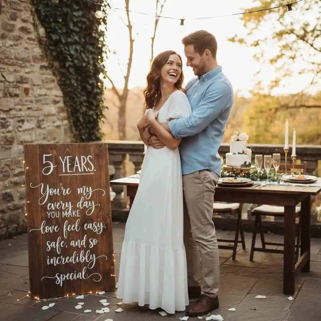 5th Anniversary Wishes for Husband