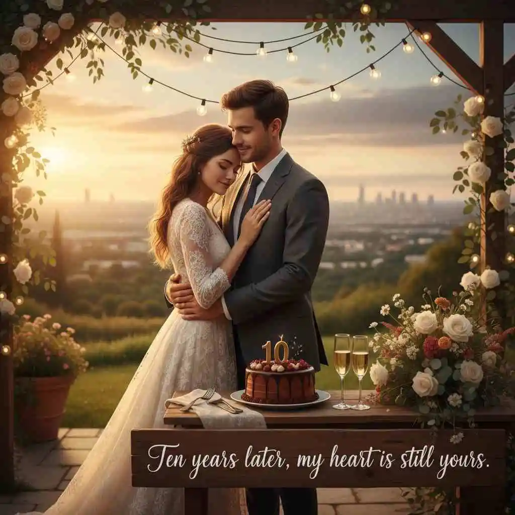Heartfelt 10th Wedding Anniversary Quotes