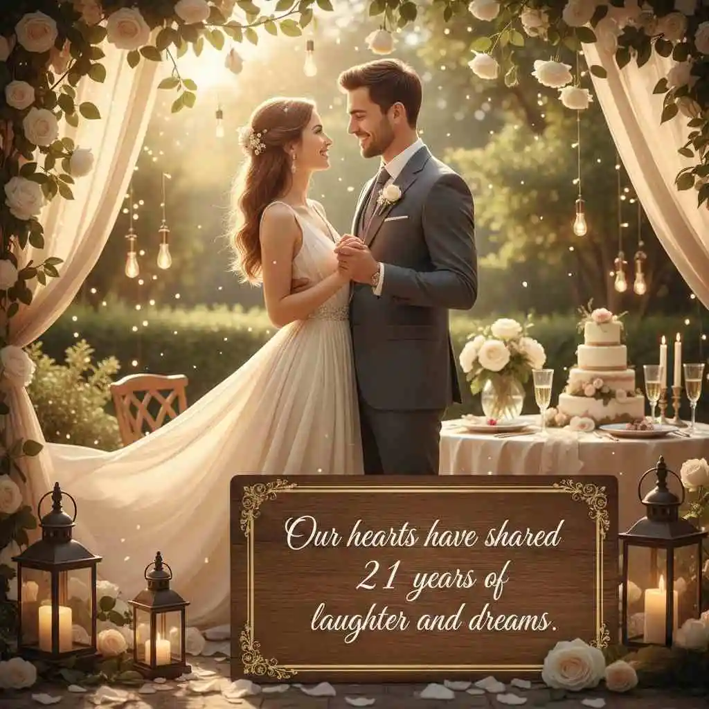 Romantic 21st Wedding Anniversary Quotes