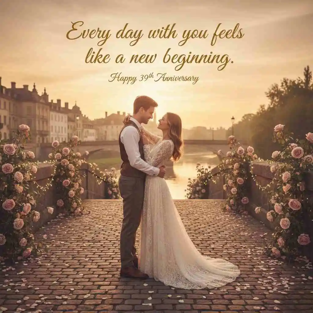 Romantic 39th Wedding Anniversary Quotes