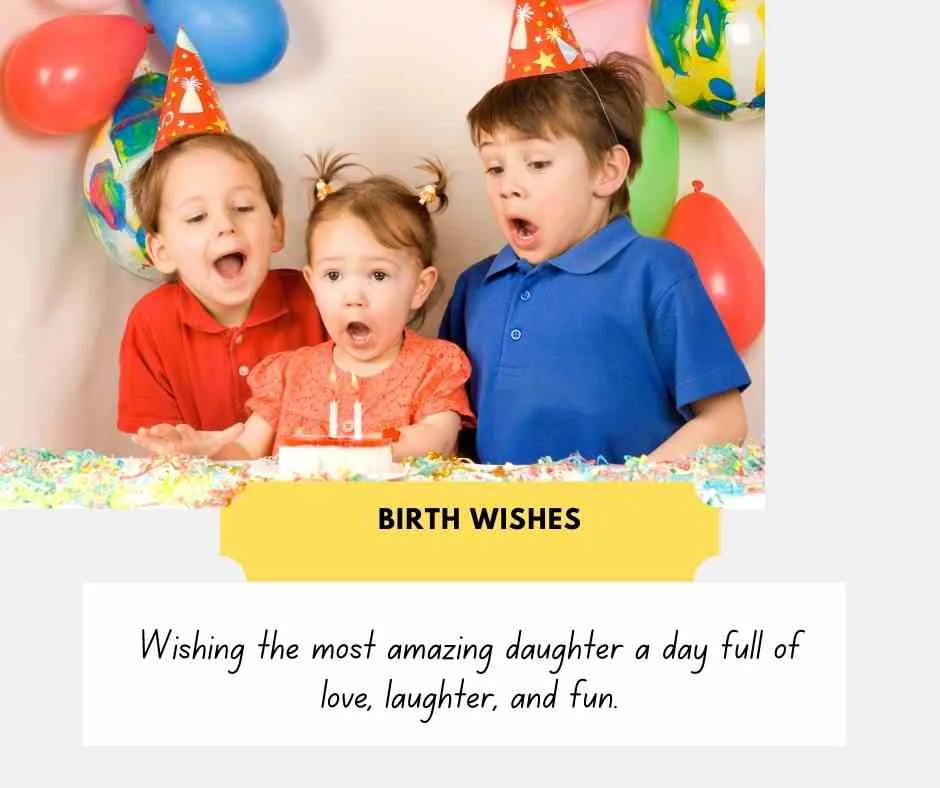 Cute Birthday Wishes for Daughter