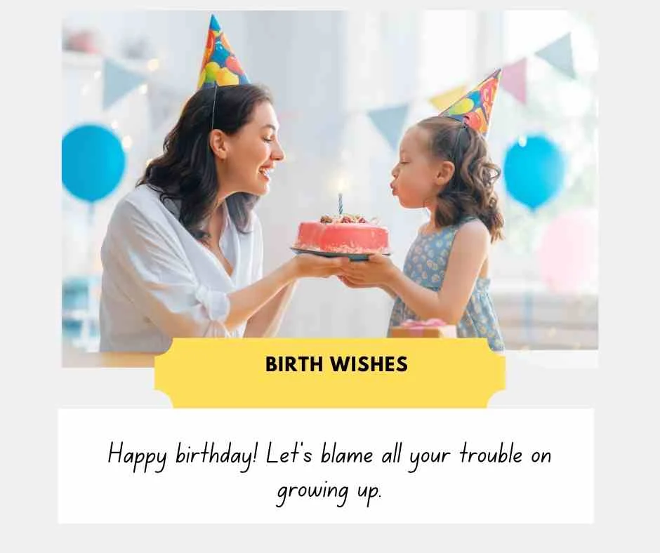 Funny Birthday Wishes for Daughter