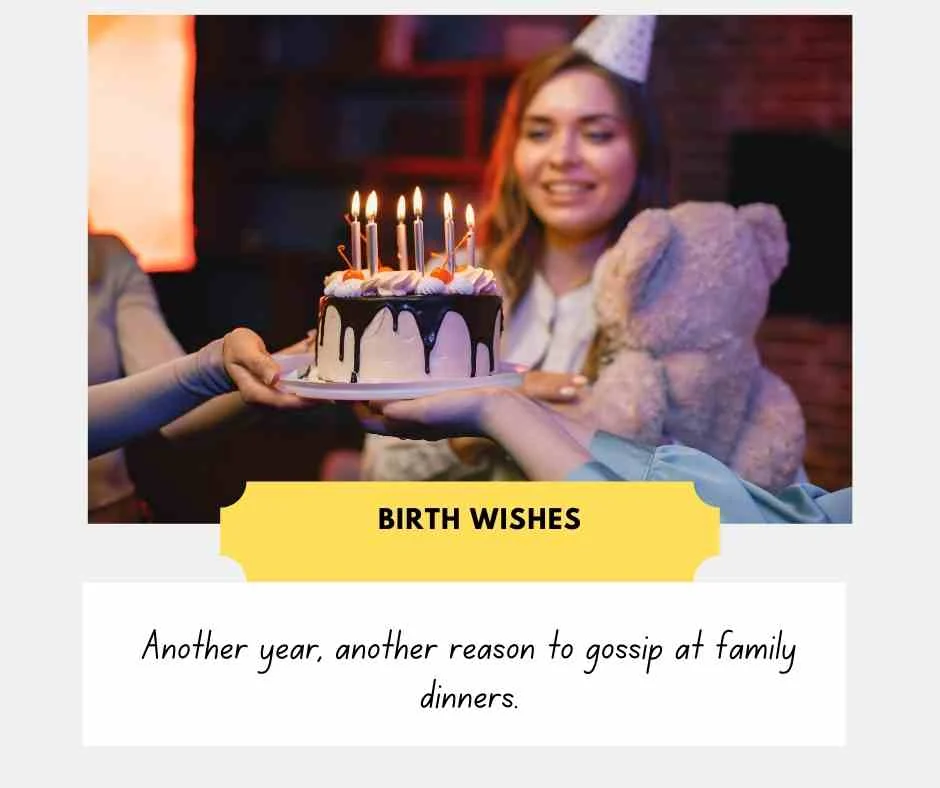 Funny Birthday Wishes for Relatives