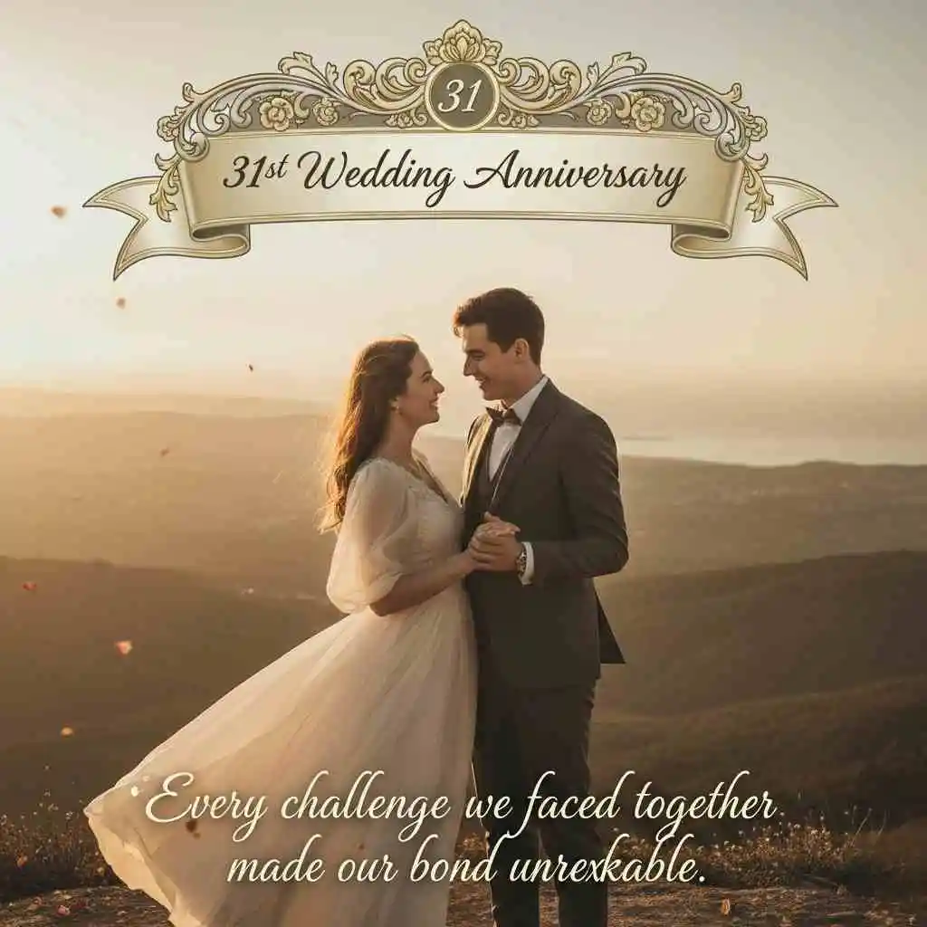 Inspirational 31st Wedding Anniversary Quotes
