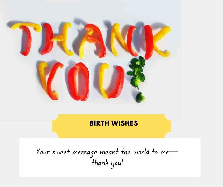 Thank You for Birthday Wishes for Friends