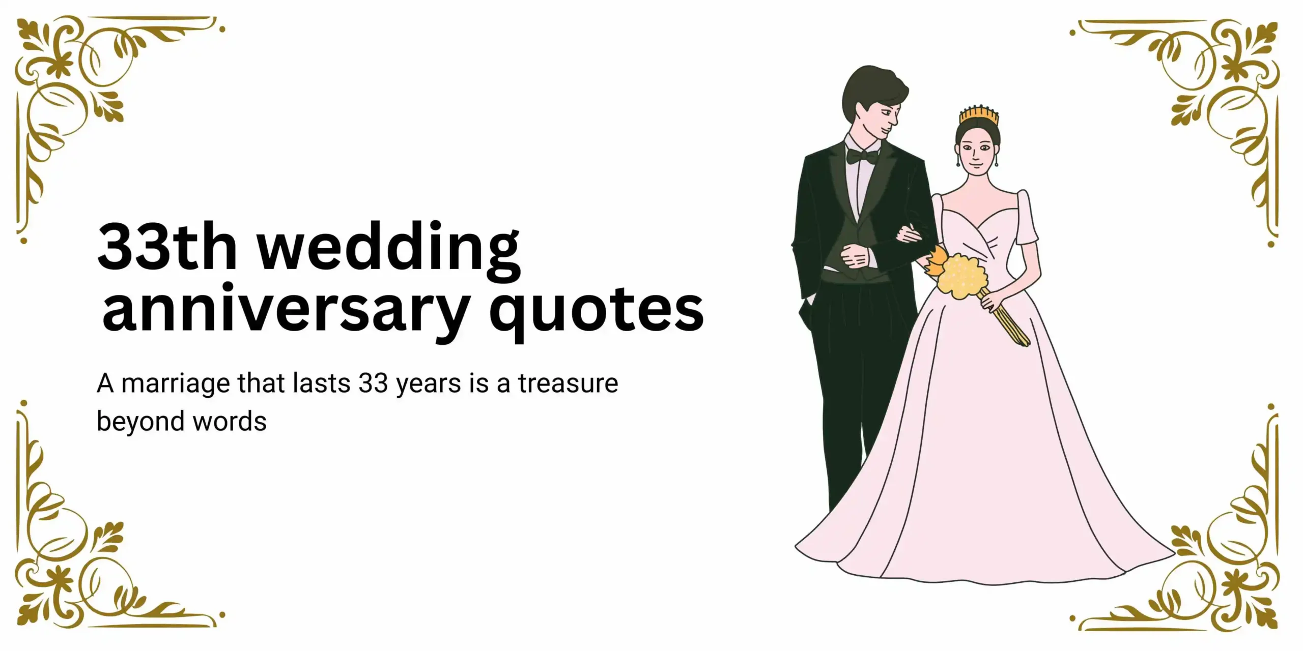 247+ Emotional 33rd Wedding Anniversary Quotes to Make Your Partner Smile😊 For 2026 
