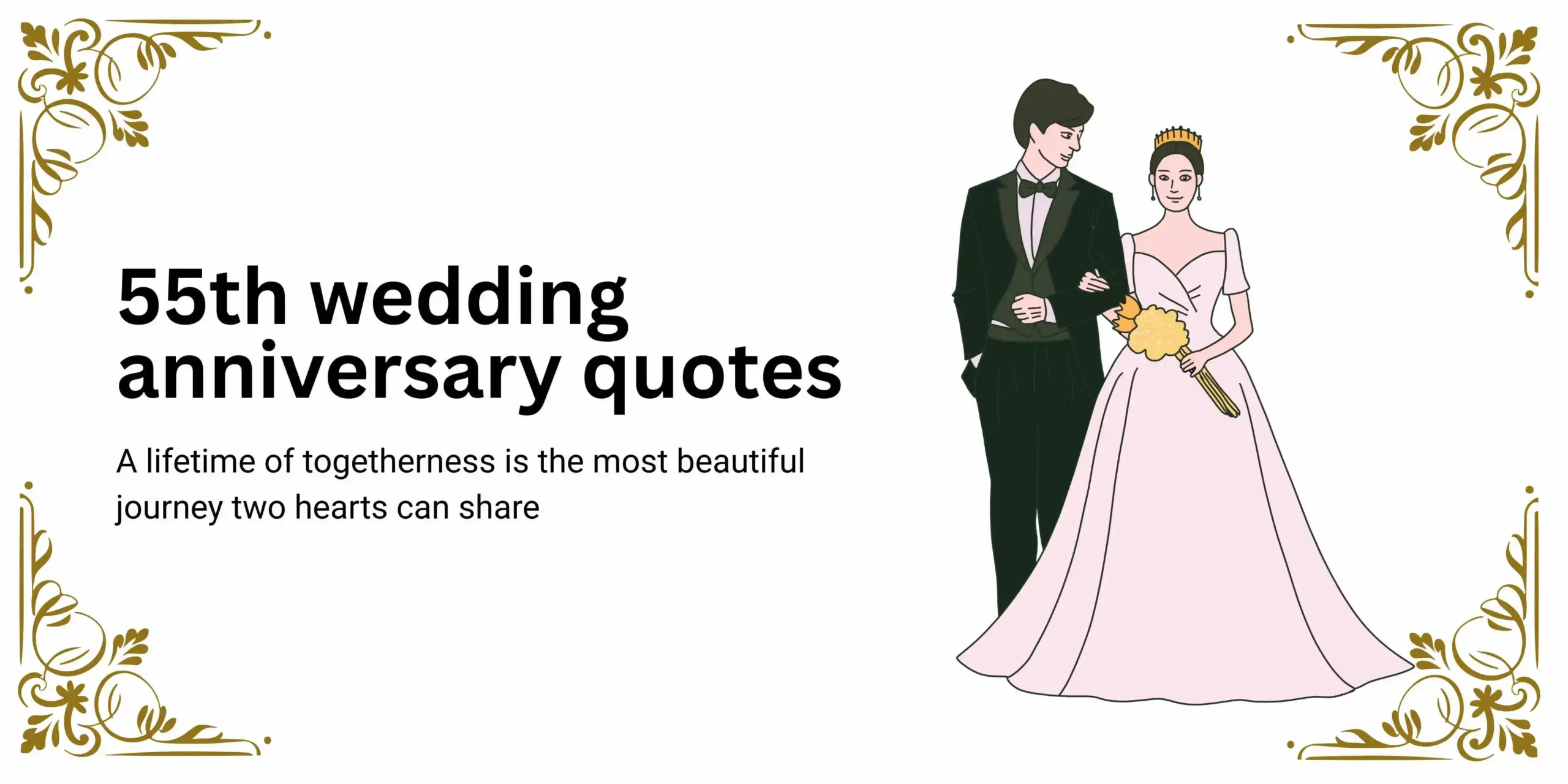 219+ Beautiful 55th Wedding Anniversary Quotes That Touch the Soul 🌹 For 2026