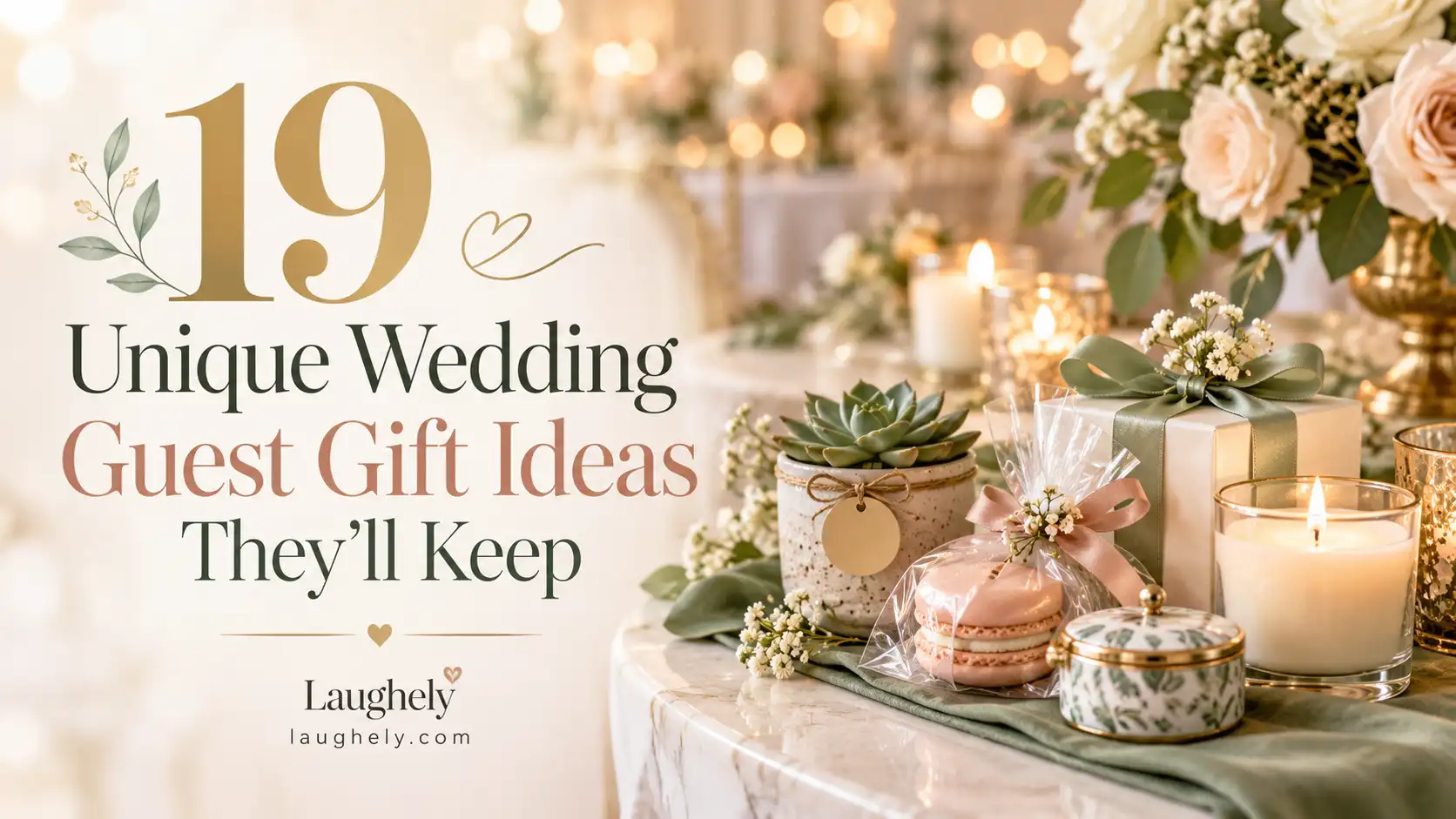 19 Unique Wedding Guest Gift Ideas They’ll Actually Keep