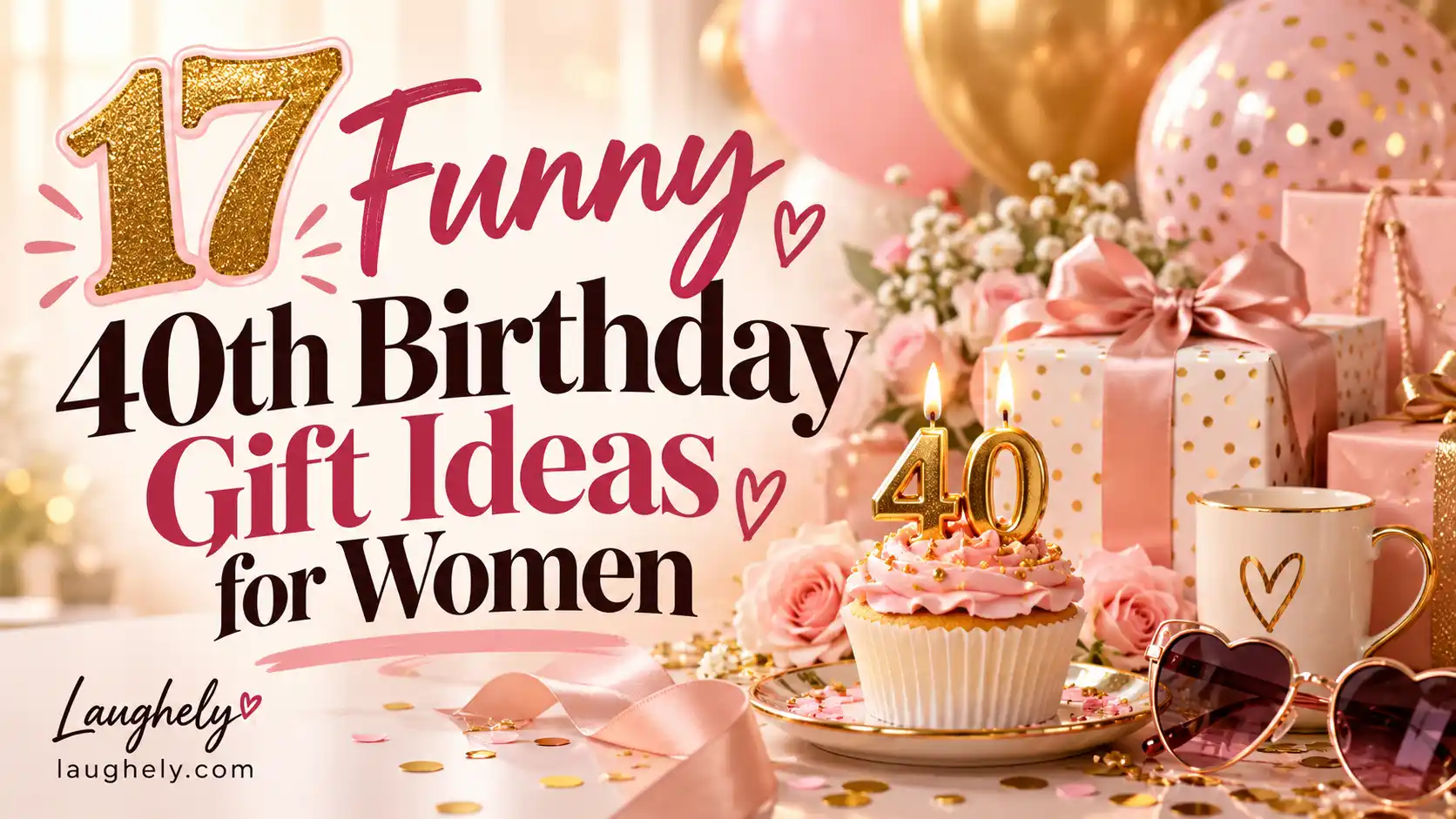 17 Funny 40th Birthday Gift Ideas for Women That Will Make Her Laugh