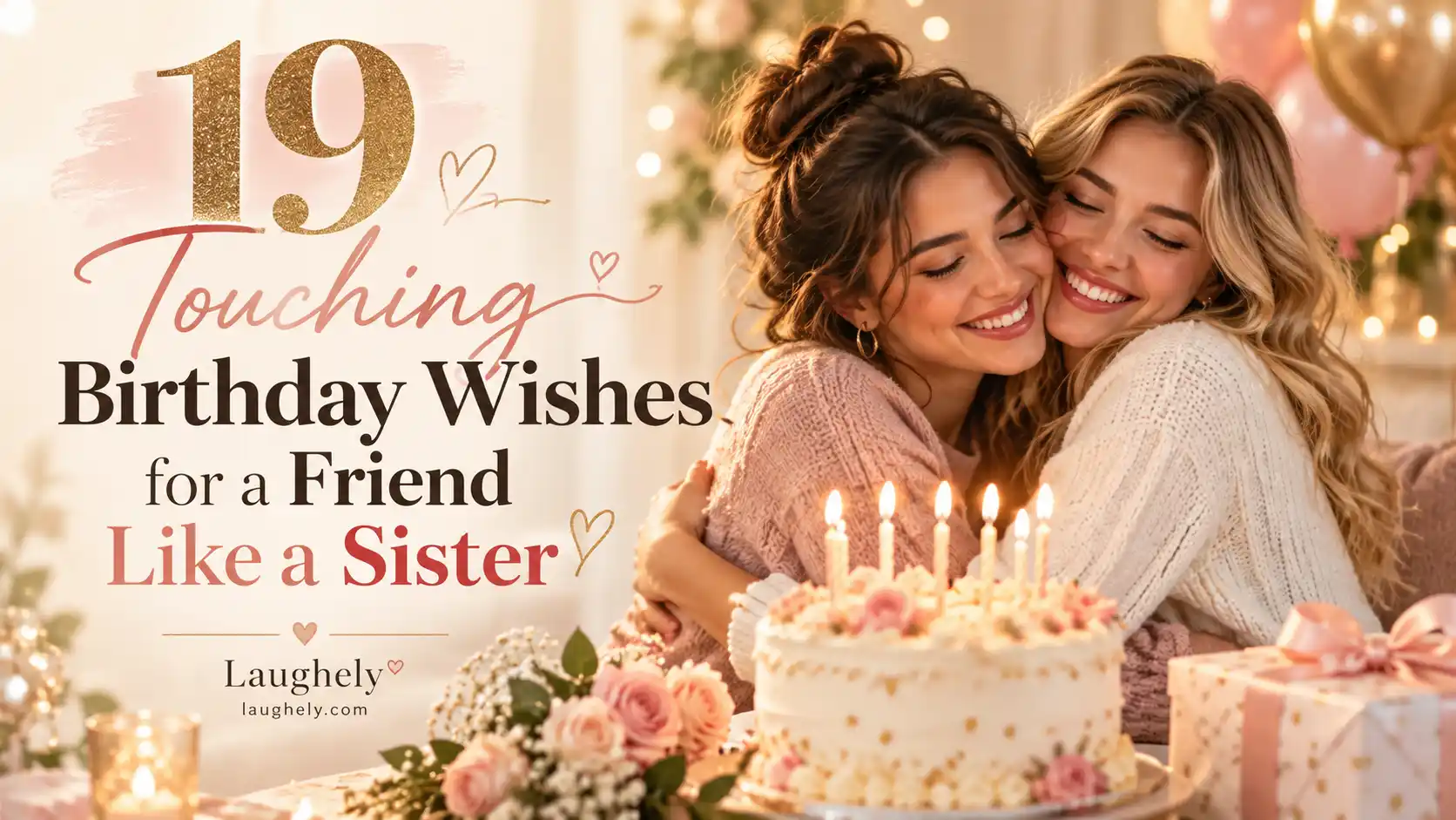 19 Touching Birthday Wishes for a Friend Like a Sister