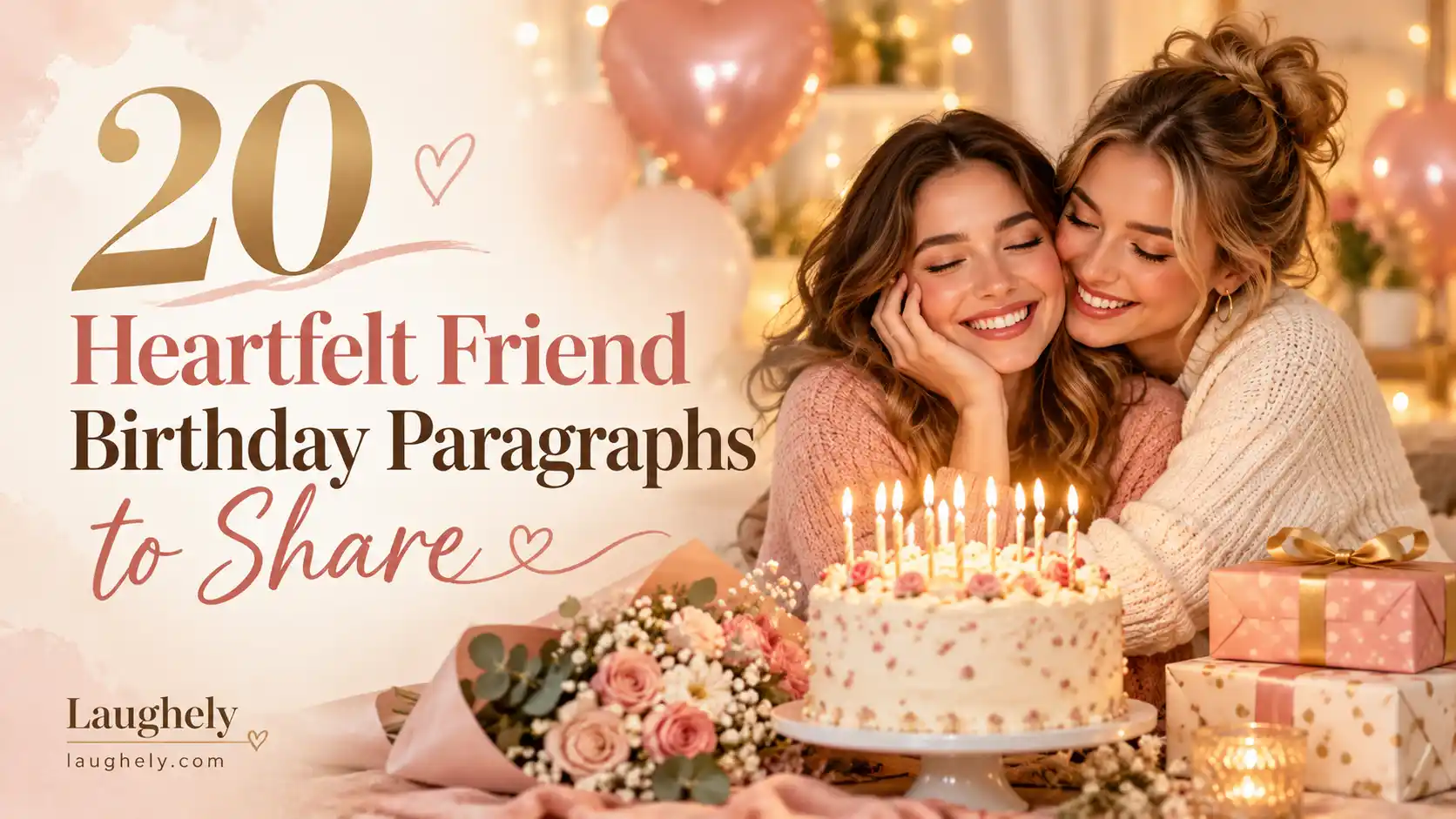 20 Heartfelt Friend Birthday Paragraphs to Share (That Will Make Them Cry)