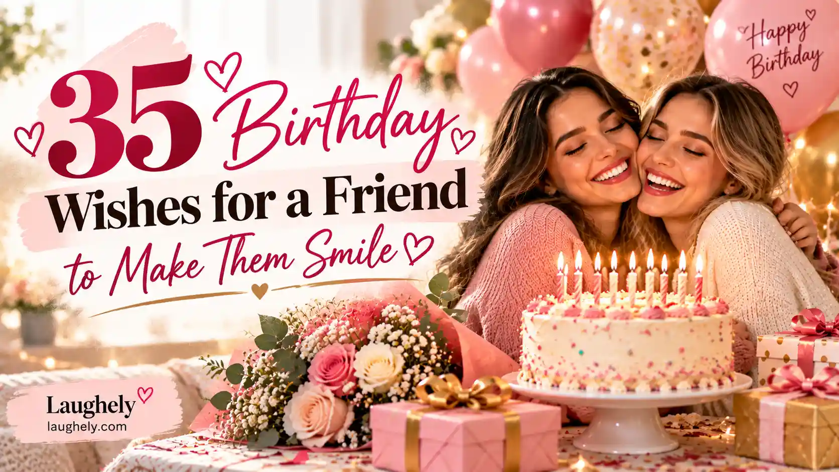 35 Birthday Wishes for a Friend to Make Them Smile: Heartfelt & Funny Messages